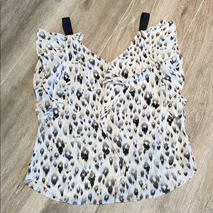 BEAUTIFUL REBECCA TAYLOR TOP WITH SEQUINS DETAIL